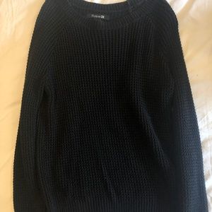 Black knit sweater